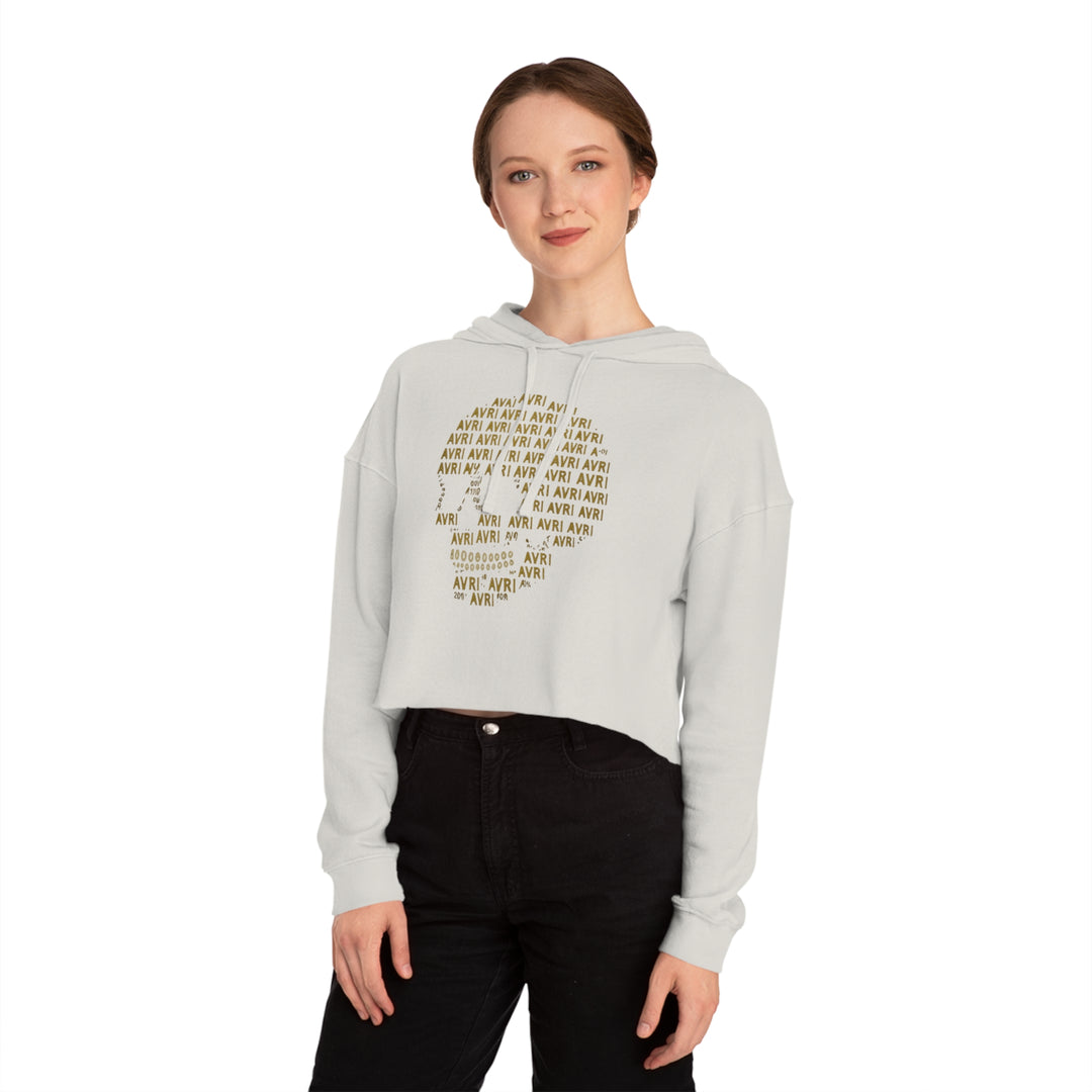 Cropped Hoodie - Eternal Skull AVRI Graphic Design