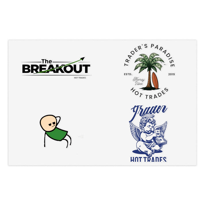 Hot Trades Sticker Sheet 