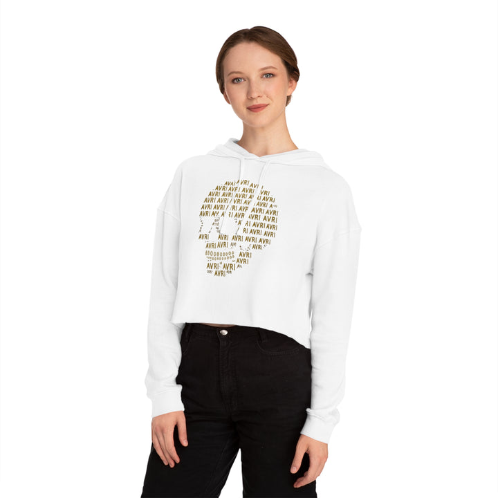 Cropped Hoodie - Eternal Skull AVRI Graphic Design