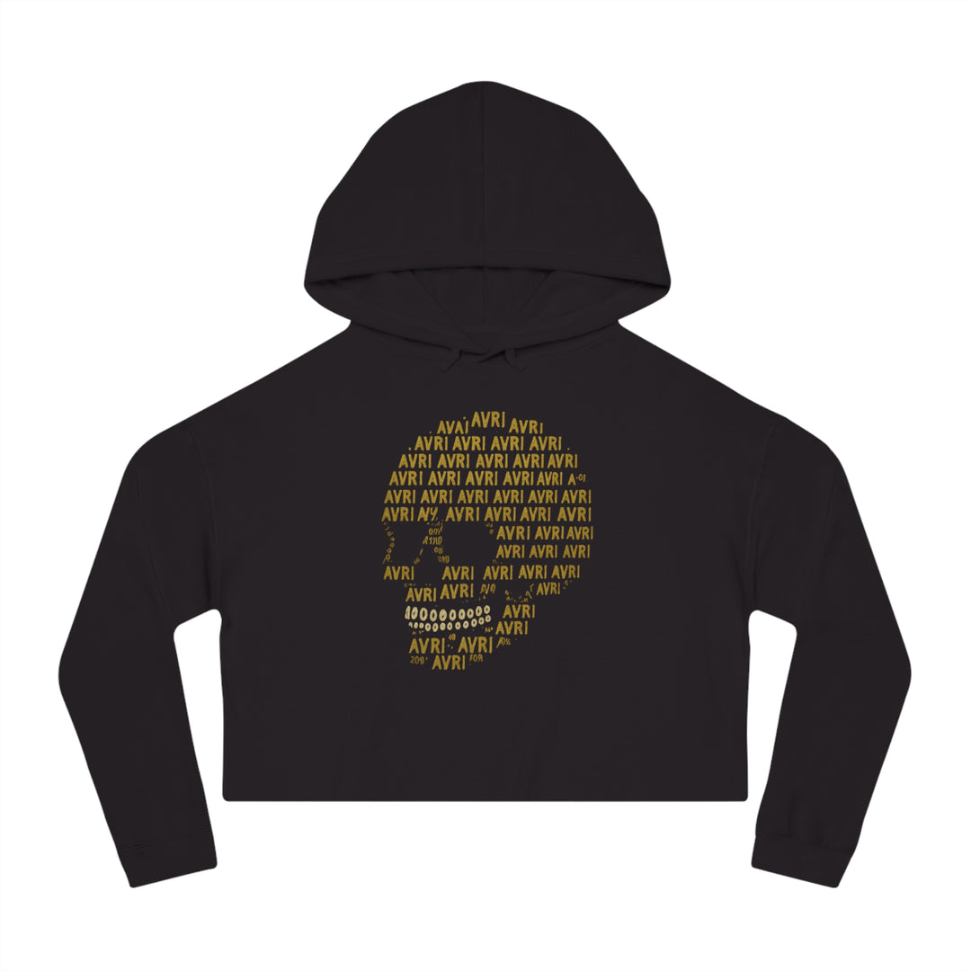 Cropped Hoodie - Eternal Skull AVRI Graphic Design