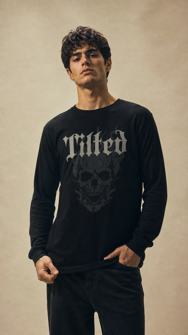 Tilted Long Sleeve Tee