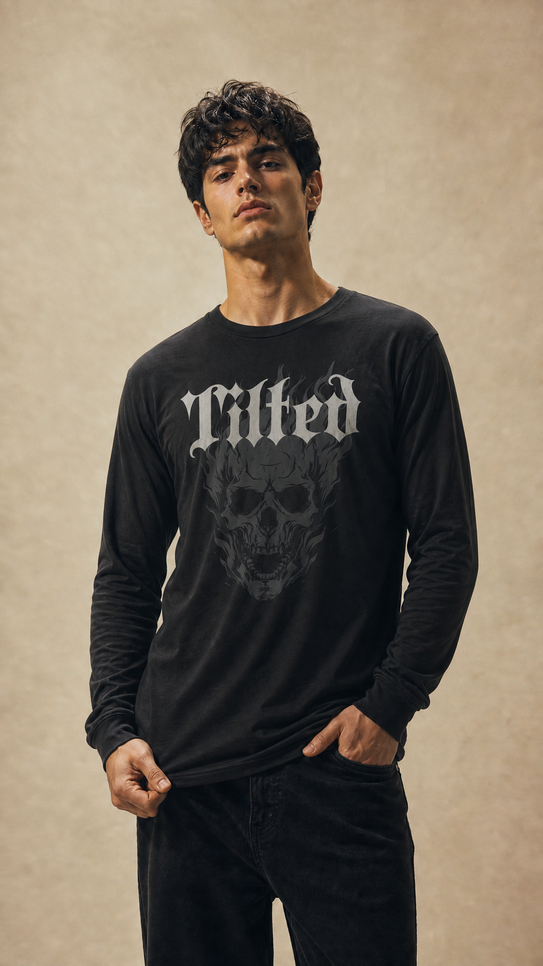 Tilted Long Sleeve Tee