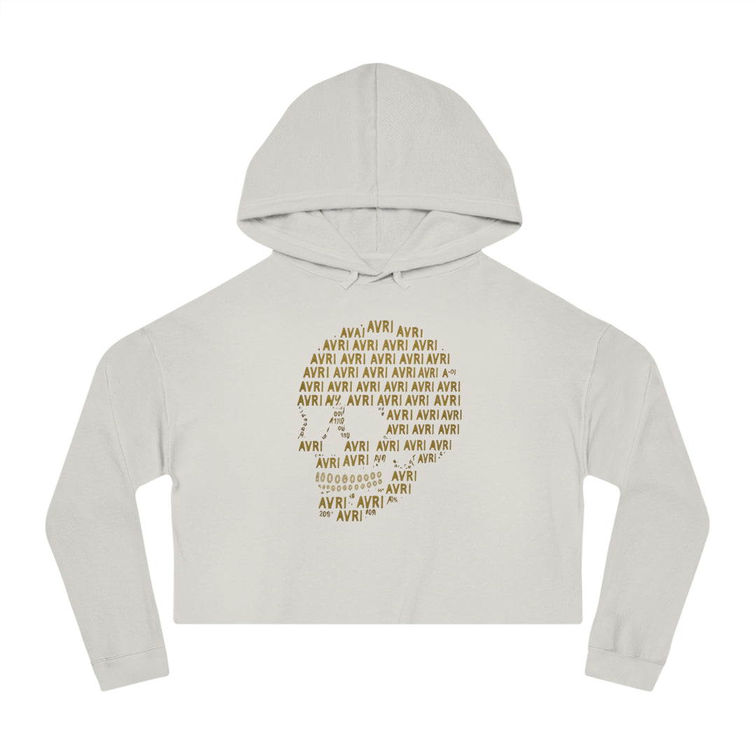Cropped Hoodie - Eternal Skull AVRI Graphic Design