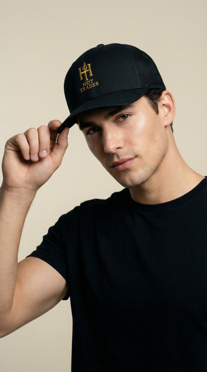 Hot Trades Monogram Baseball Cap