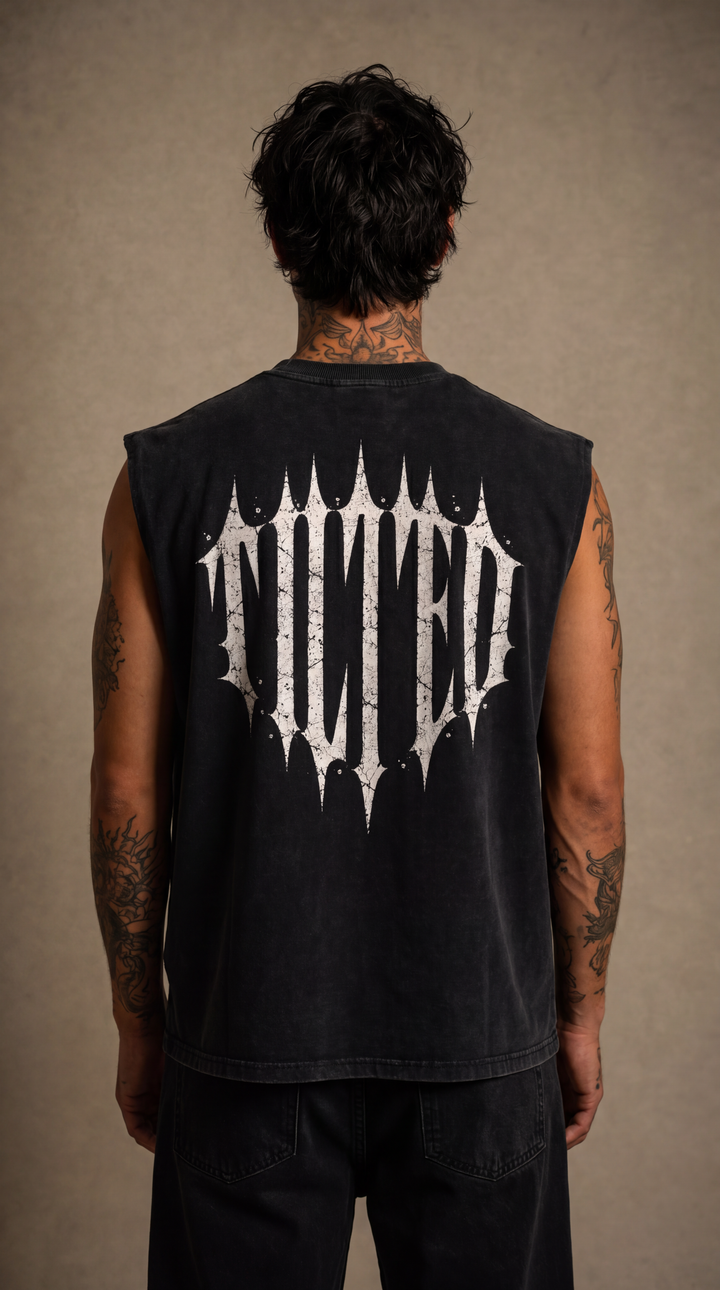 Tilted French Terry Boxy Tank Top