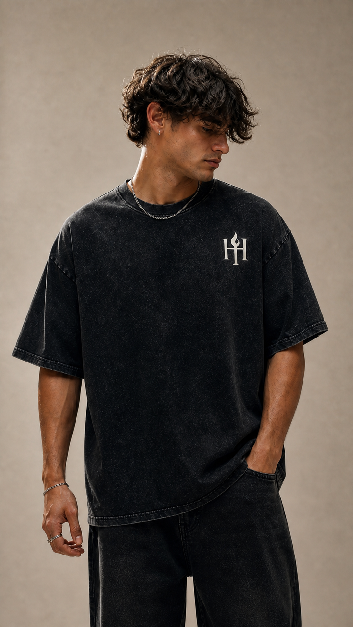 Psychotic Daytrader - Snow Washed Oversized T-Shirt