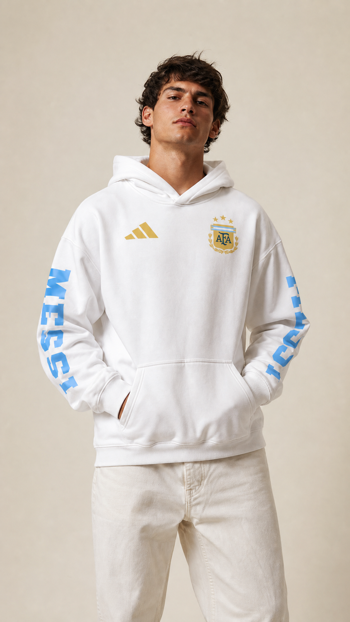 Messi Oversize Fleeced Hoodie
