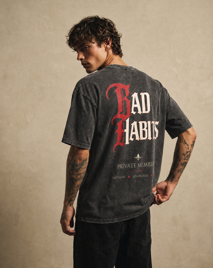 Bad Habits Noir - Enzyme Washed