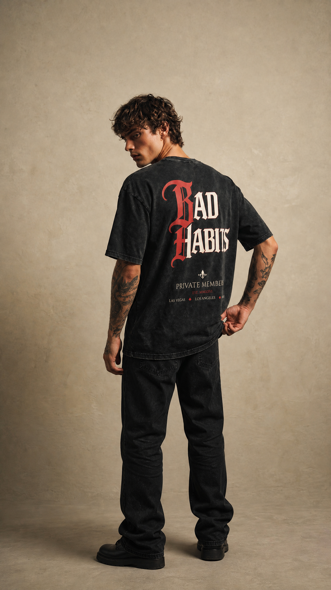 Bad Habits Noir - Enzyme Washed
