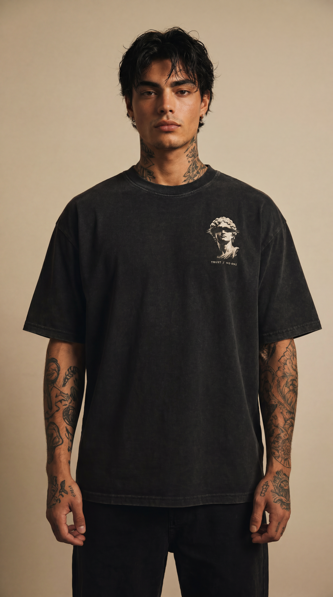 No Tells Enzyme Washed T-Shirt